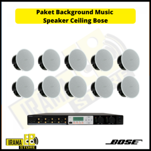 Paket Background Music Indoor Speaker Ceiling Bose - 10 Speaker 